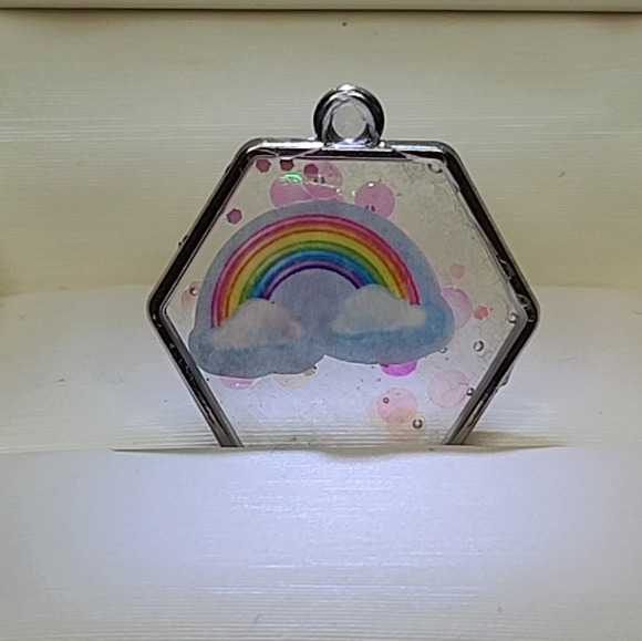 Lisa Frank styled Rainbow Charm - Picture 2 of 2